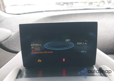 2019 BMW I3 120Ah W/Range Extender z USA, uszkodzony, nr VIN WBY8P4C5XK7D86578